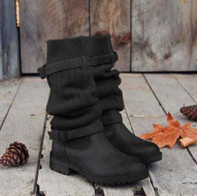 Botas Martín Invierno Mujer con Forro de Lana y Peluche Cálido - Image 4