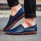 Zapatos de Cuero para Conducir - Mocasines Cómodos Hombre Talla Grande