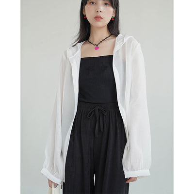 Blusa Casual con Capucha y Protección Solar para Mujer - Image 5