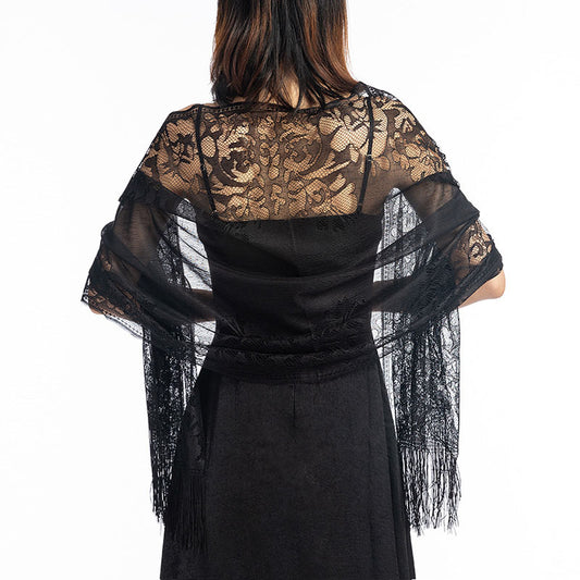 Chal Encaje Elegante para Dama de Honor y Eventos