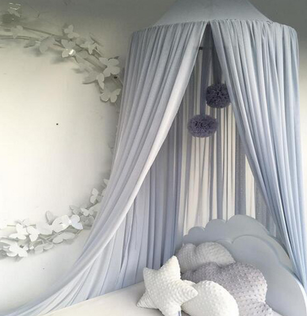 Tienda de Techo para Cama Infantil con Red Mosquitera de Gasa