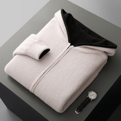 Chaqueta Tejida para Hombre con Bloques de Color - Image 10