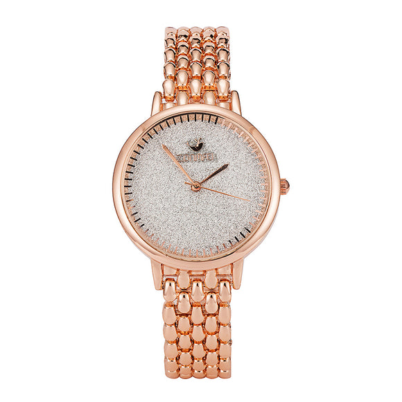 Reloj de Cuarzo para Mujer con Diamantes y Esfera Pequeña - Diseño Minimalista Verano