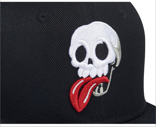 Gorra Hip Hop con Calavera Bordada - Image 6