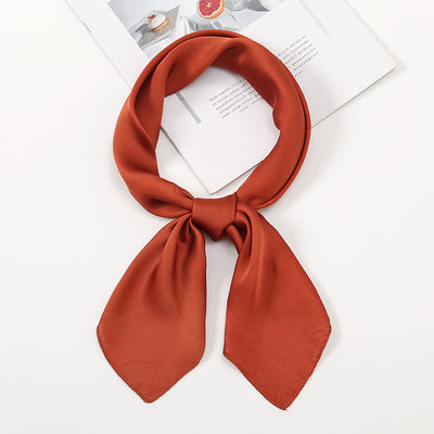 Pañuelo de Satén Liso Versátil y Elegante - Image 35