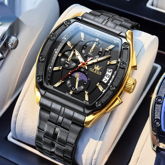 Reloj de Hombre con Correa de Acero y Esfera Luminosa - Image 7