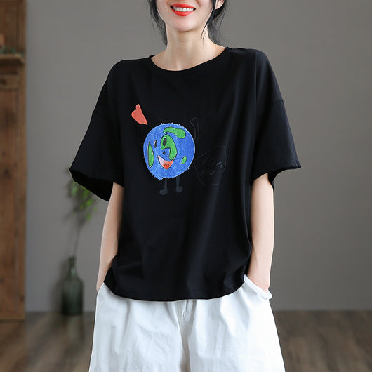 Blusa Fresca de Verano para Mujer - Camiseta Básica Ligera y Cómoda