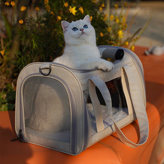 Bolsa Bandolera Práctica para Pasear con tu Gato - Image 2
