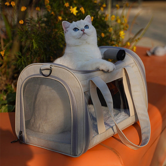 Bolsa Bandolera Práctica para Pasear con tu Gato - Image 2