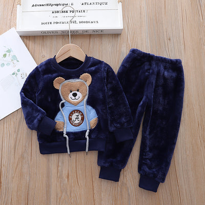 Pijama Infantil Térmico con Diseño Cartoon - Conjunto Abrigo Invierno - Image 3