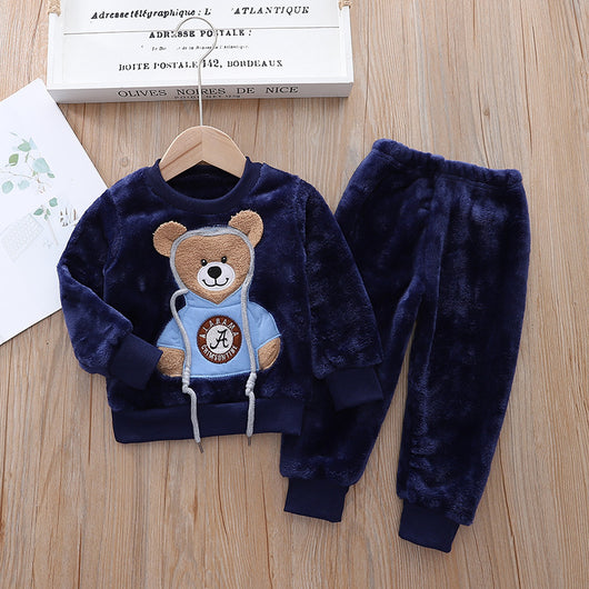 Pijama Infantil Térmico con Diseño Cartoon - Conjunto Abrigo Invierno - Image 3