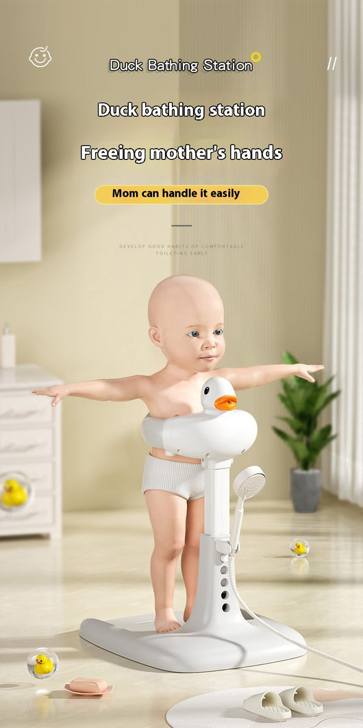 Bañera de Pie para Bebé - Soporte Ergonómico - Image 8