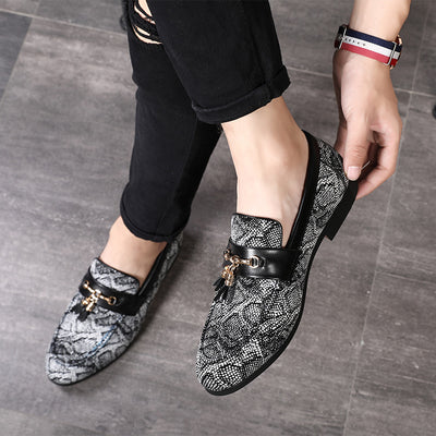 Zapatos de Cuero con Flecos para Hombre - Image 8