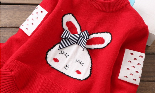 Suéter Tejido Infantil con Cuello Redondo y Estampado de Dibujos - Image 17