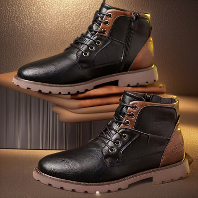 Botas Martin Casual de Hombre Talla Grande con Cierre - Image 4