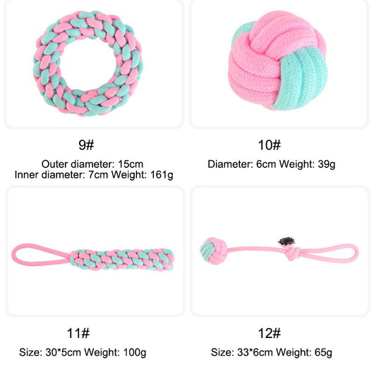 Juguete Mordedor de Cuerda Anudada para Perros - Resistente y Duradero - Image 19