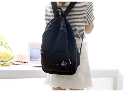 Mochila Escolar Diente de León para Niñas con Bordado Floral - Image 10