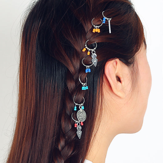 Pasador de Cabello con Moneda y Hoja - Accesorio Elegante - Image 3
