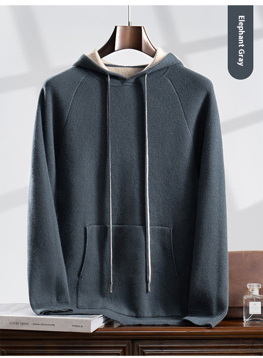 Suéter Deportivo de Cachemira Pura para Hombre - Otoño Invierno - Image 11