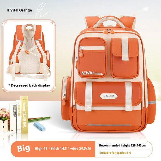 Mochila Escolar Ergonómica de Protección Espinal con Múltiples Compartimentos - Image 7