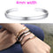 Pulsera C de 4MM para Mujer con Grabado Personalizado