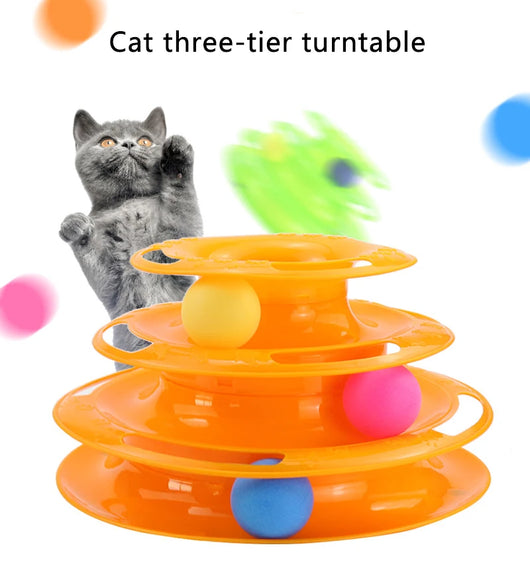 Plataforma Giratoria Triple para Gatos Shake - Image 9
