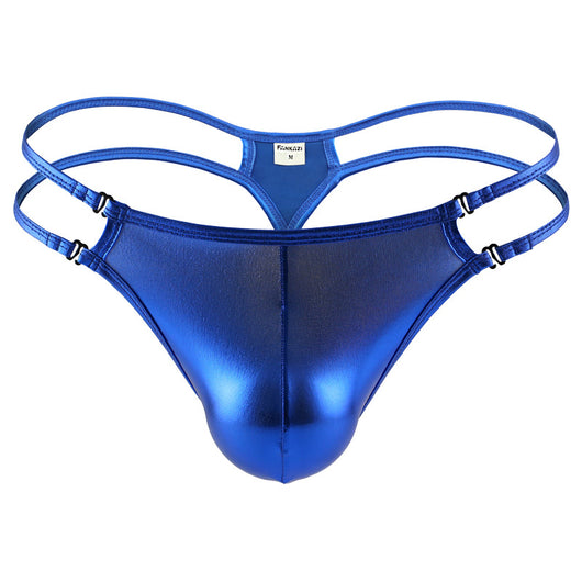 Bóxer Tipo Tanga para Hombre en Seda Helada con Tirantes de Cintura Baja - Image 15