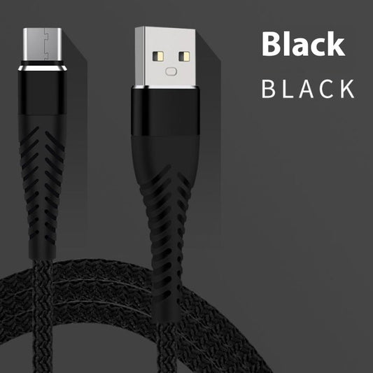 Cable de Carga Rápida y Datos USB-C con Tejido de Nylon Reforzado