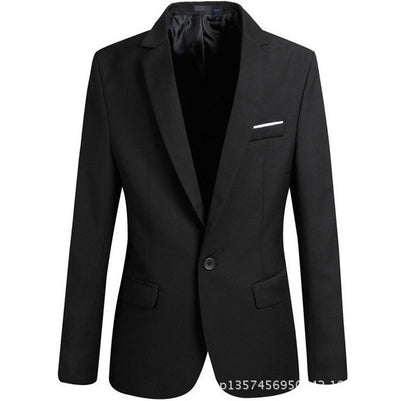 Traje Slim Fit Coreano para Hombre - Chaqueta Juvenil Elegante y Moderna - Image 4