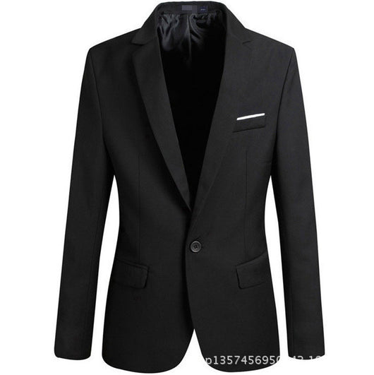 Traje Slim Fit Coreano para Hombre - Chaqueta Juvenil Elegante y Moderna - Image 4