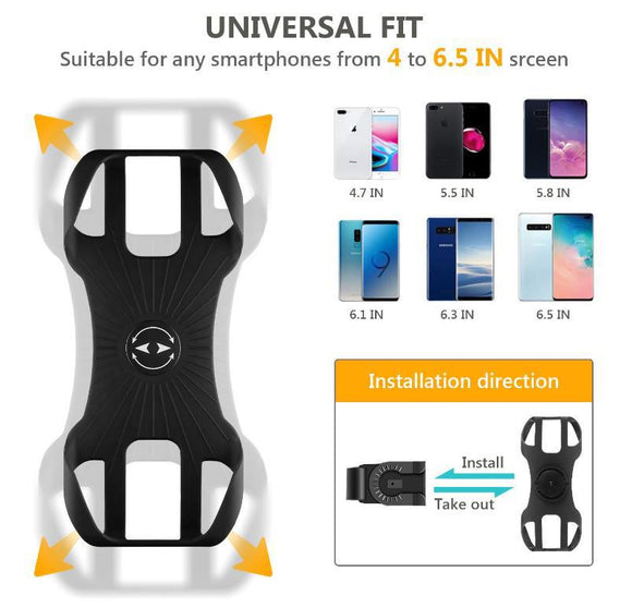 Soporte Universal para Teléfono en Bicicleta