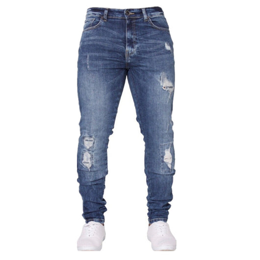 Pantalones Vaqueros Rotos Blancos para Hombre - Image 10