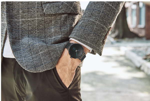 Reloj de Pulsera Hombre con Malla Metálica y Movimiento de Cuarzo