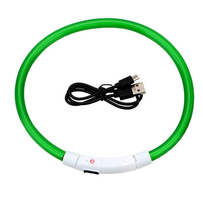 Collar Luminoso Recargable para Mascotas con Tres Modos de Destello - Image 9