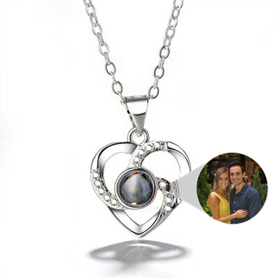 Collar Romántico con Proyección de Foto a Color en Plata S925 - Image 16