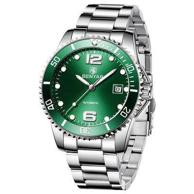 Reloj Mecánico Automático para Hombre con Correa de Acero Inoxidable - Image 6