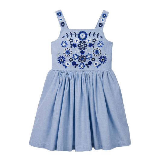 Vestido Infantil Tejido con Bordados Delicados - Image 11