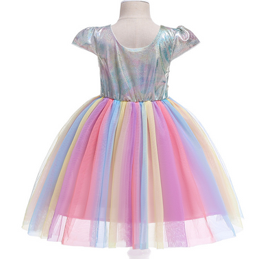 Vestido Princesa con Malla Elegante - Image 3