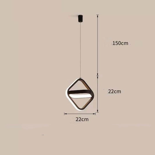 Lámpara Colgante Minimalista de Línea Única para Dormitorio y Comedor - Image 2