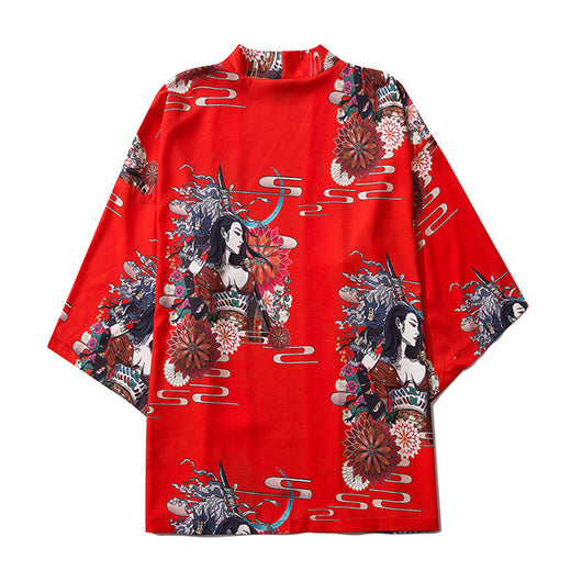Bata Kimono Suelta de Lino - Image 17