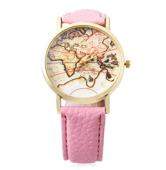 Reloj Vintage con Mapa Mundi - Image 6