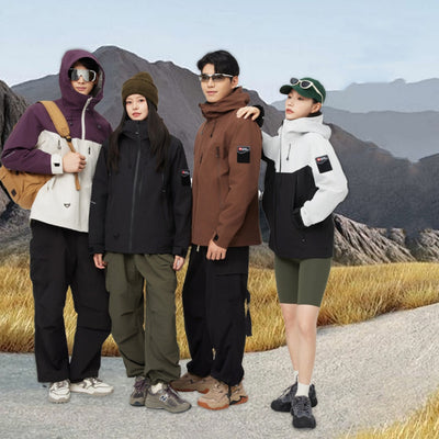 Chaqueta Térmica Impermeable para Parejas - Montaña, Pesca y Camping