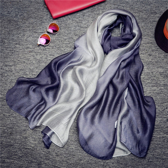 Pashmina Feminina Lenço Seda Algodão Linho - Design Versátil Inverno Primavera