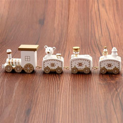 Set de 4 Trenes de Madera Miniatura para Niños - Image 10