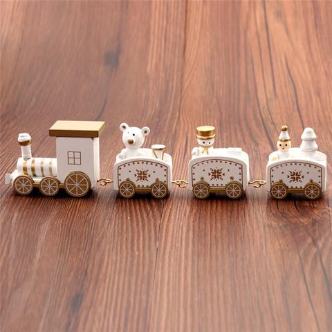 Set de 4 Trenes de Madera Miniatura para Niños - Image 10