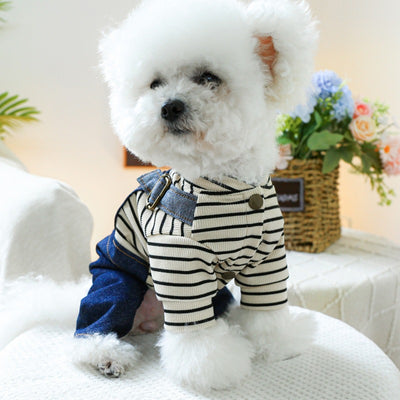 Pantalones Vaqueros Retro con Tirantes para Perros Pequeños y Medianos - Image 10