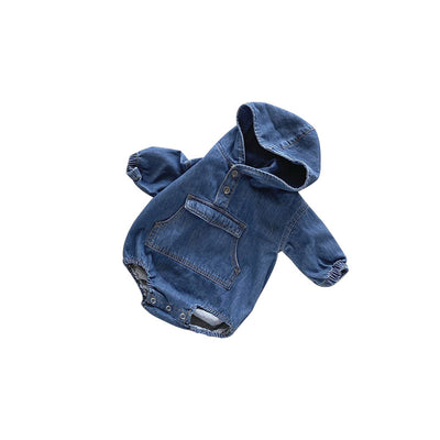 Mono Denim Estilo Coreano para Bebés Niños y Niñas - Image 4