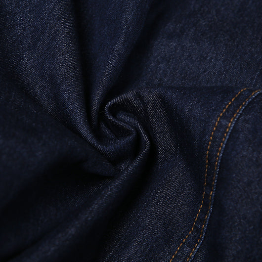 Vestido Denim con Cinturón Ajustable y Bolsa Bandolera - Image 16