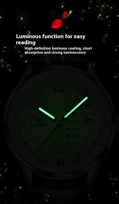 Reloj de Cuarzo Multifunción Impermeable para Hombre - Image 12