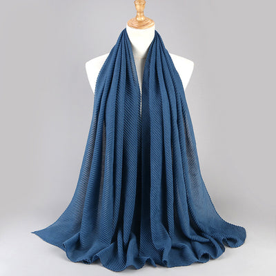 Pañuelo Plisado de Algodón Twill para Mujer - Versátil y Elegante - Image 12